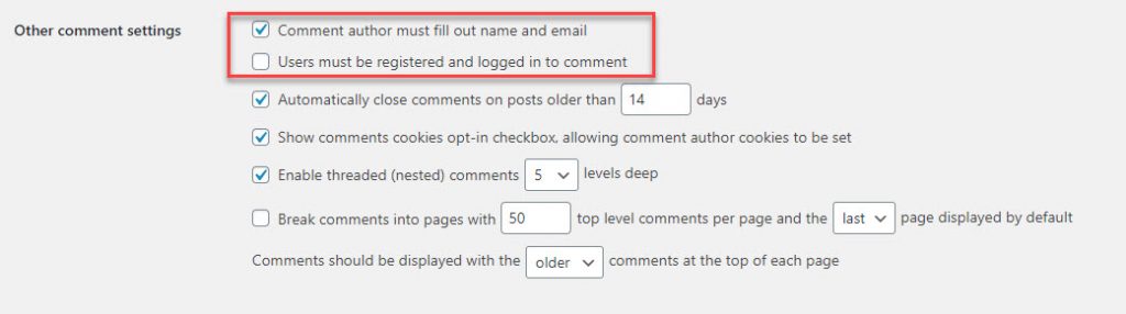 wordpress'te yorumları devre dışı bırak