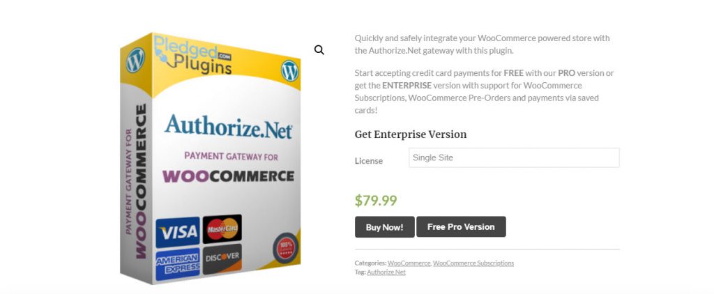 En iyi WooCommerce Authorize.net eklentileri.