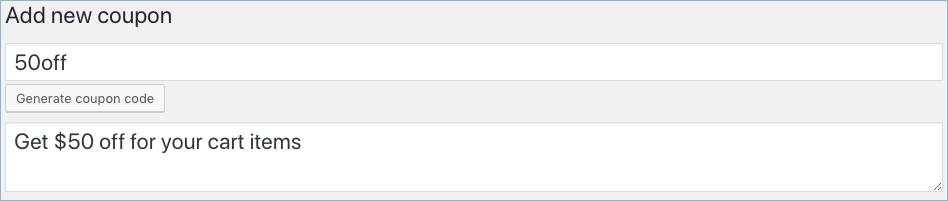 Cupons WooCommerce