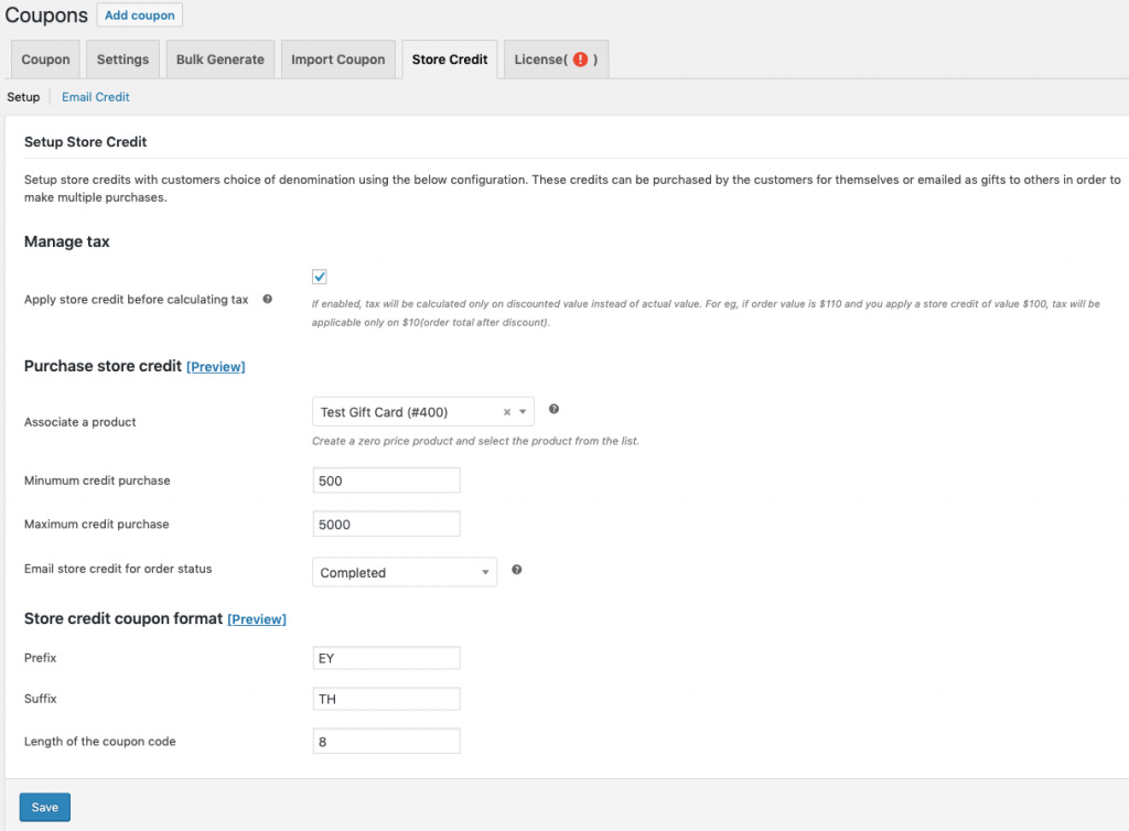 Cupons WooCommerce