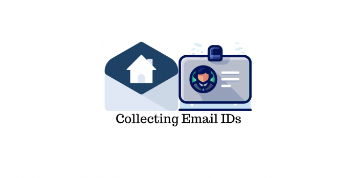 收集电子邮件地址 Collect Email addresses