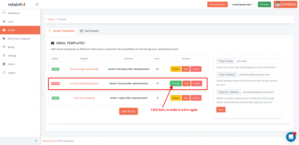 Correos electrónicos de automatización de recuperación de carritos abandonados de WooCommerce