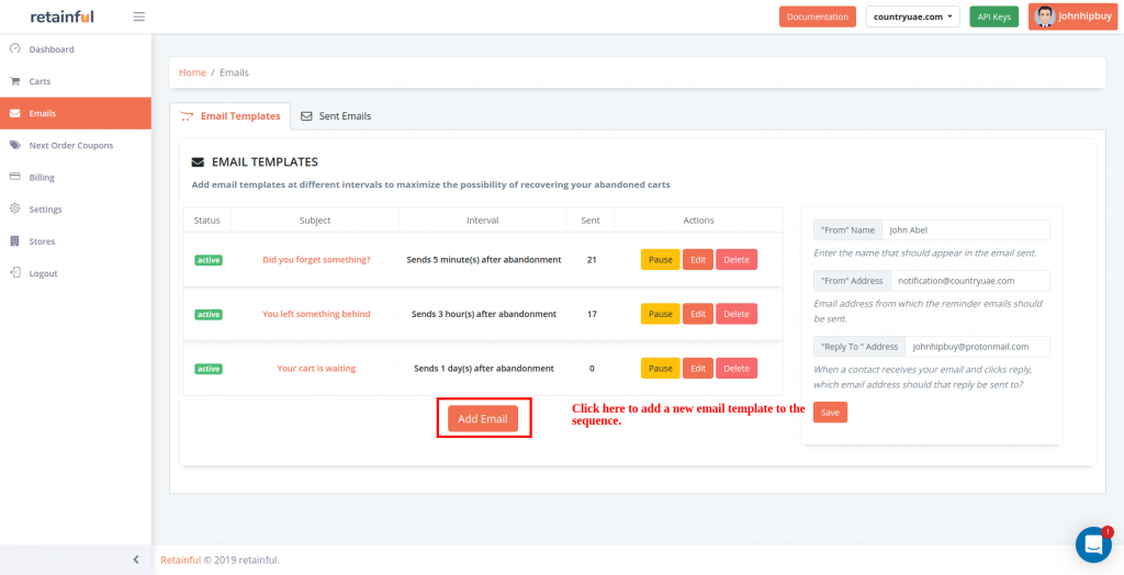 Correos electrónicos de automatización de recuperación de carritos abandonados de WooCommerce