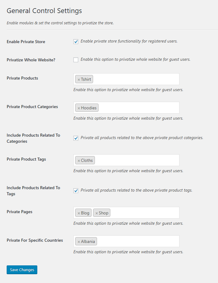 Plugin toko pribadi WooCommerce