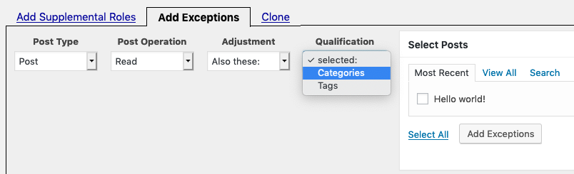 Complementos de roles y permisos de WooCommerce
