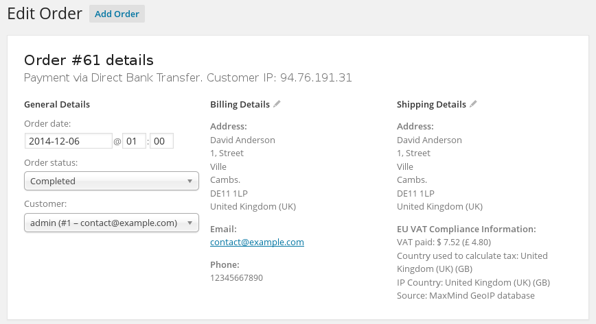 WooCommerce 免稅插件