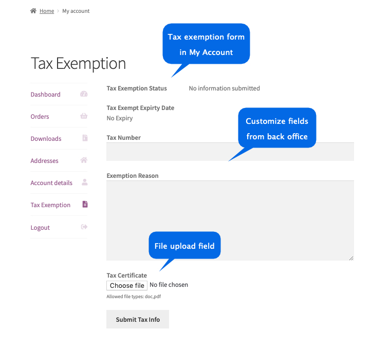 WooCommerce 免稅插件