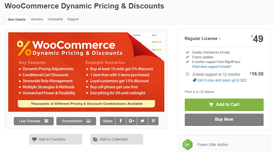 WooCommerce 动态定价
