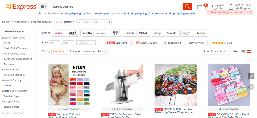 Dropshipping WooCommerce