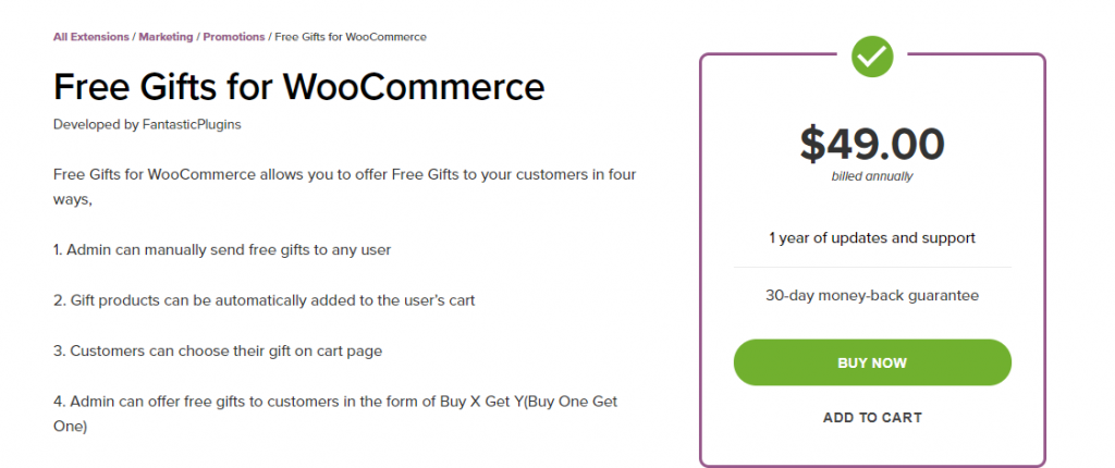 Plugin Hadiah Gratis WooCommerce