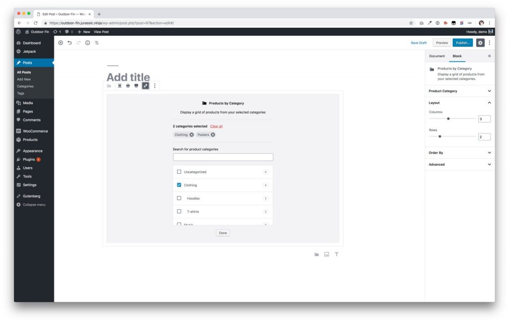 WooCommerce-Blöcke