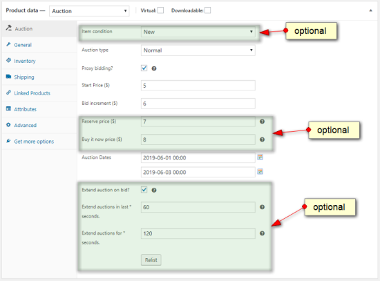 Verschiedene WooCommerce-Produkttypen