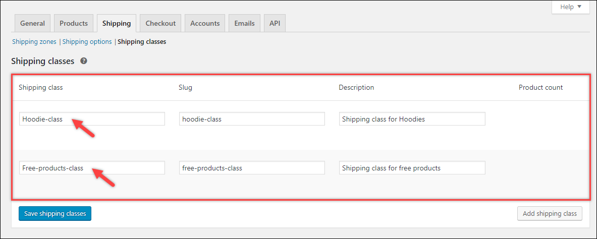 WooCommerce Kostenloser Versand | Versandklassen erstellen WooCommerce Free Shipping | Creating Shipping Classes