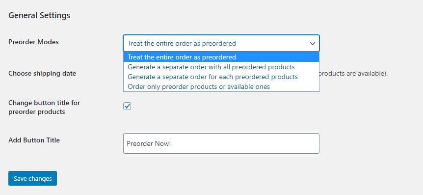 Vorbestellungen für das WooCommerce-Plugin