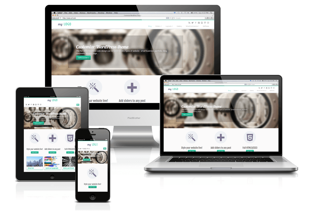 Customizr 가장 인기 있는 무료 응답 WordPress 테마