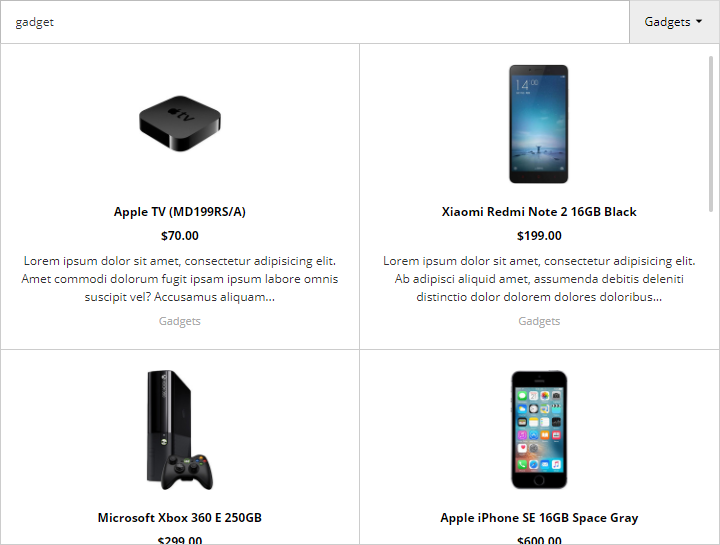 Plugins de recherche WooCommerce