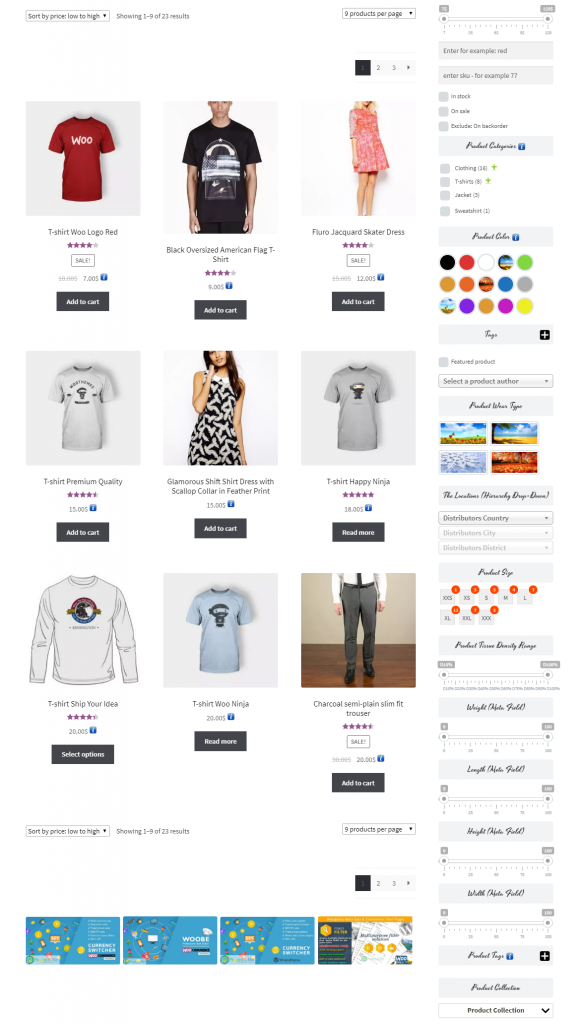 Plugins de recherche WooCommerce