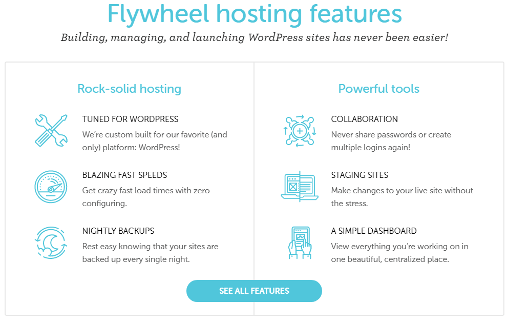 FlywheelWordPressホスティング機能