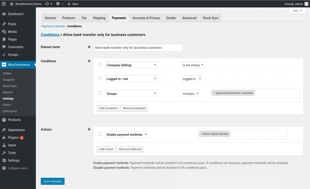 WooCommerce Bedingte Versand- und Zahlungs-Plugins