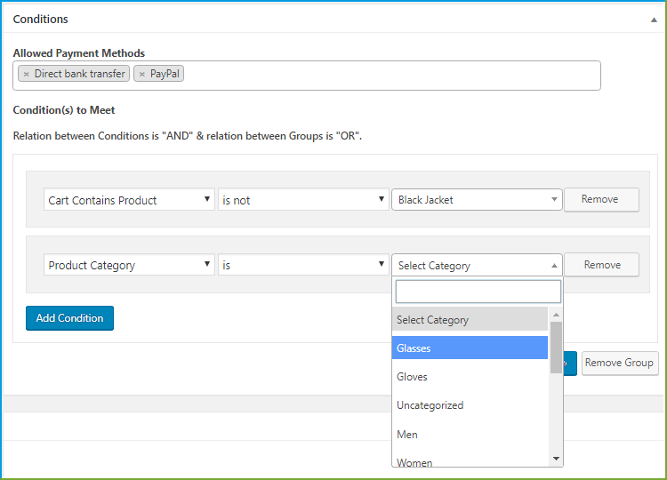WooCommerce Bedingte Versand- und Zahlungs-Plugins