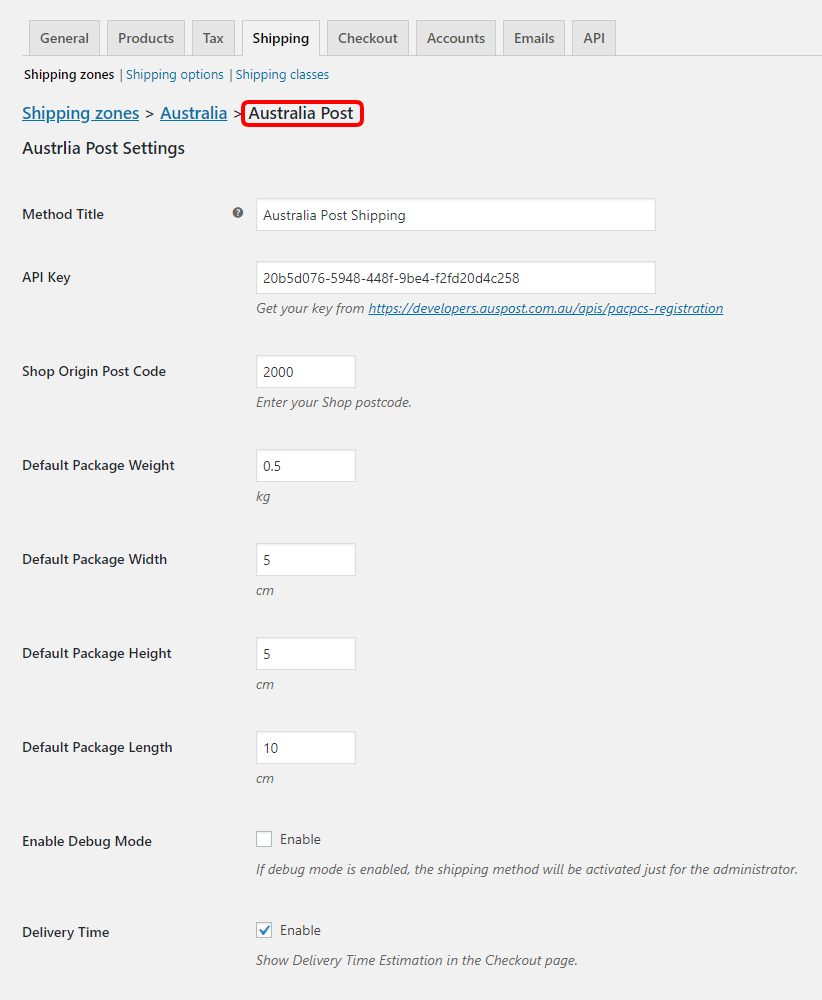ELEX WooCommerce Australia Post Shipping Plugin