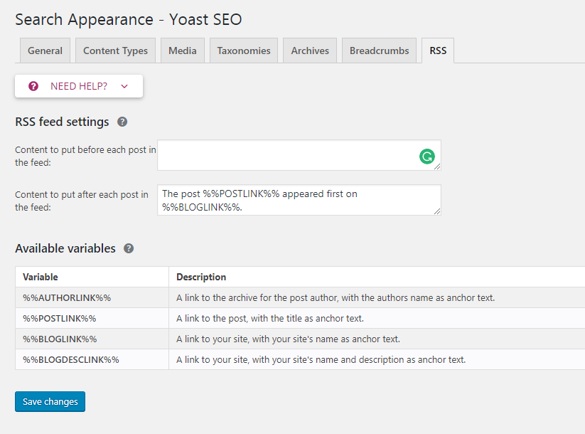 Yoast 搜索引擎优化 7.1