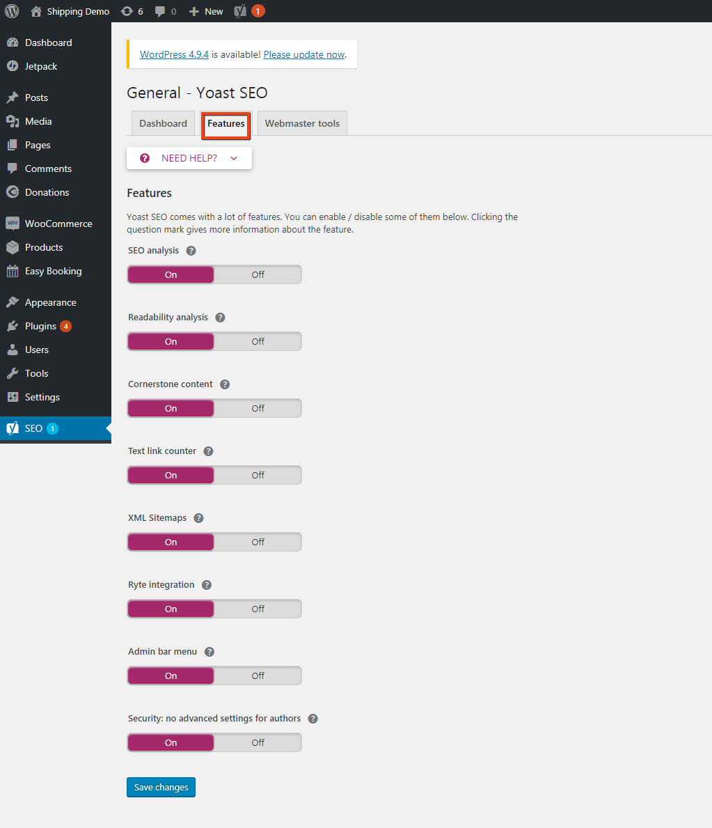 Yoast 搜索引擎优化 7.1