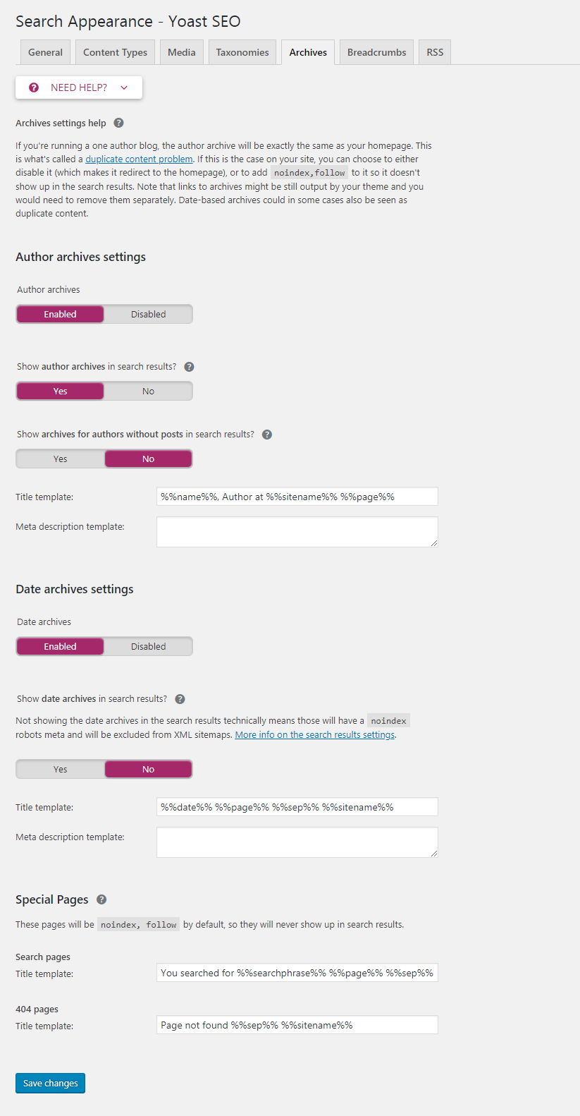 Yoast 搜索引擎优化 7.1