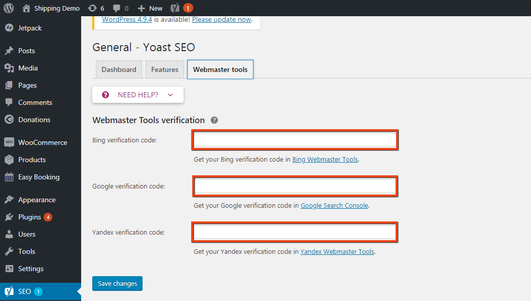 Yoast 搜索引擎优化 7.1
