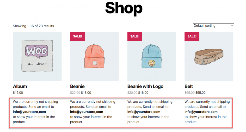 Включить режим каталога WooCommerce