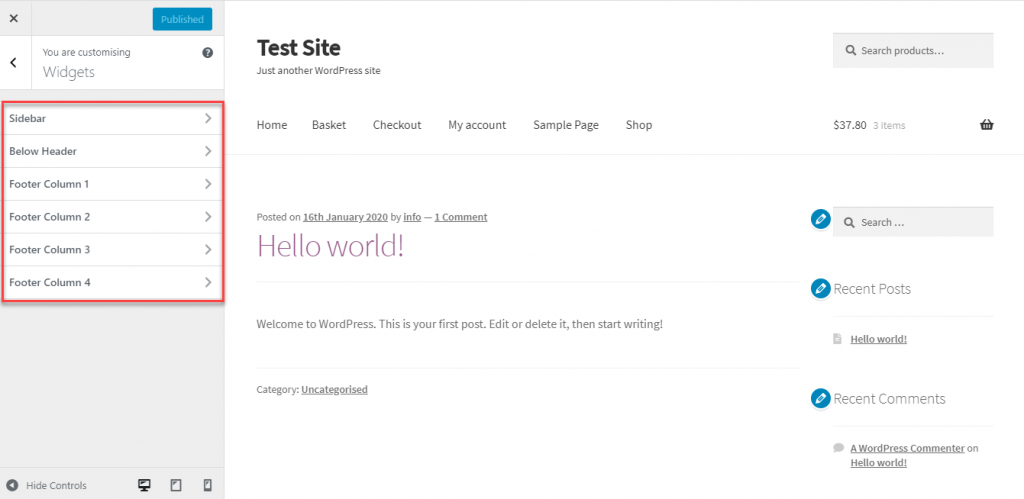 WordPress 테마 설치 및 설정