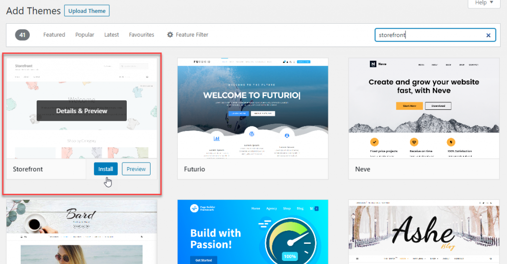 WordPress 테마 설치 및 설정