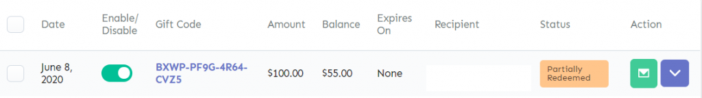 出售 WooCommerce 礼品卡