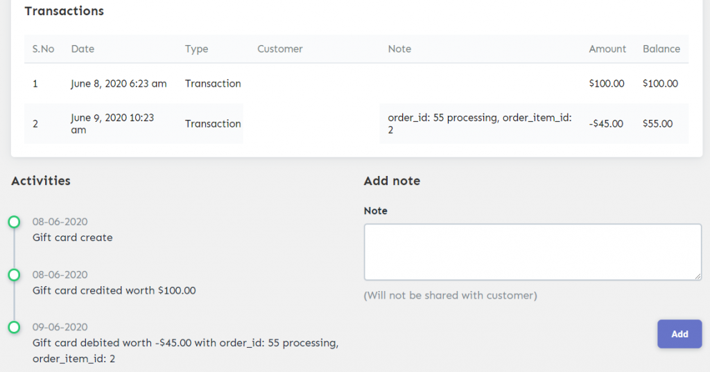 出售 WooCommerce 礼品卡