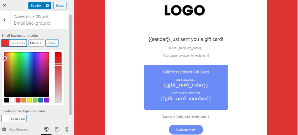 出售 WooCommerce 礼品卡