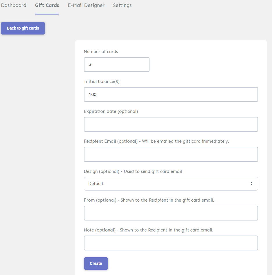 出售 WooCommerce 礼品卡