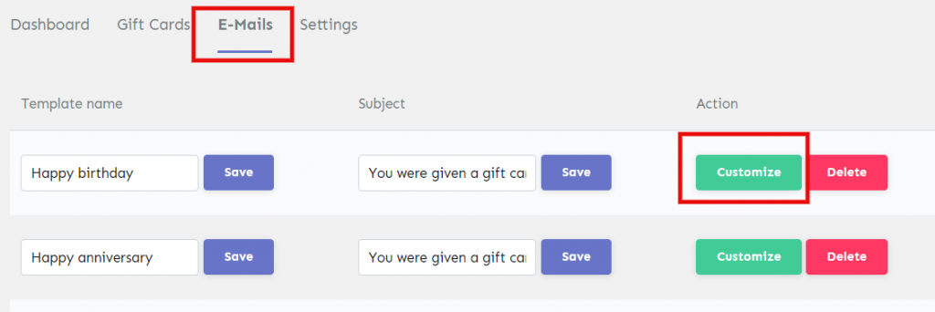 出售 WooCommerce 礼品卡