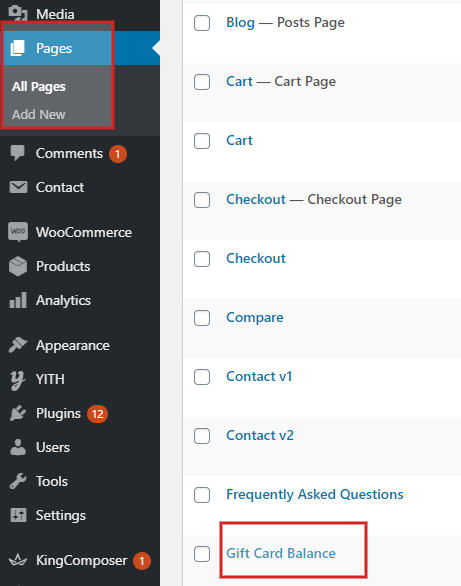 出售 WooCommerce 礼品卡