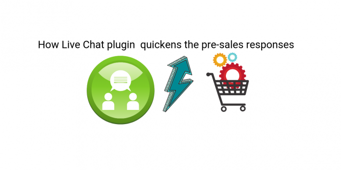 In che modo il plug-in Live Chat accelera le risposte pre-vendita Pre-sale responses |live Chat Plugin
