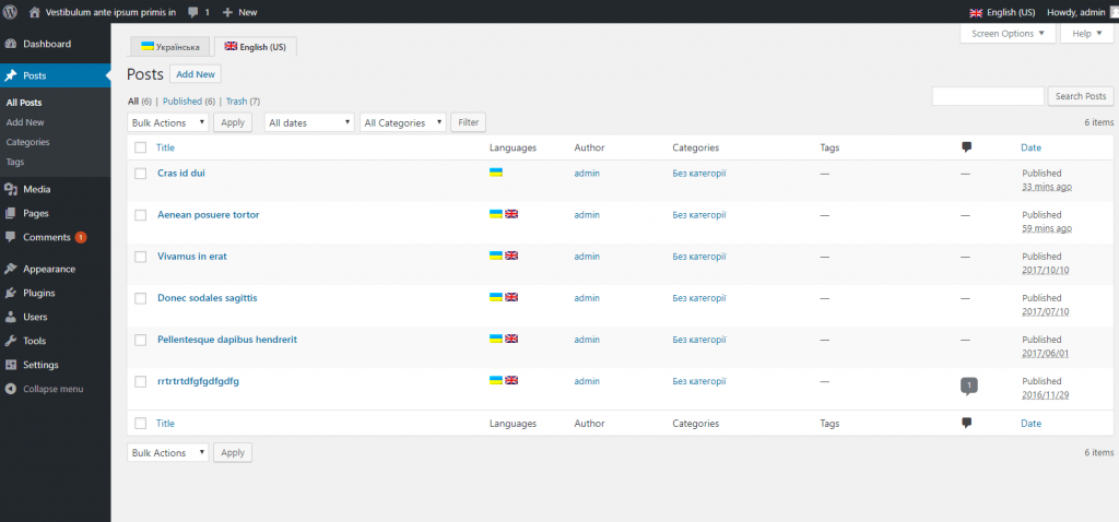 Plugin multilingue WooCommerce