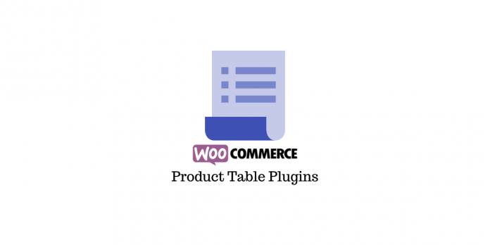 Plugin Tabel Produk WooCommerce WooCommerce Product Tables Plugins