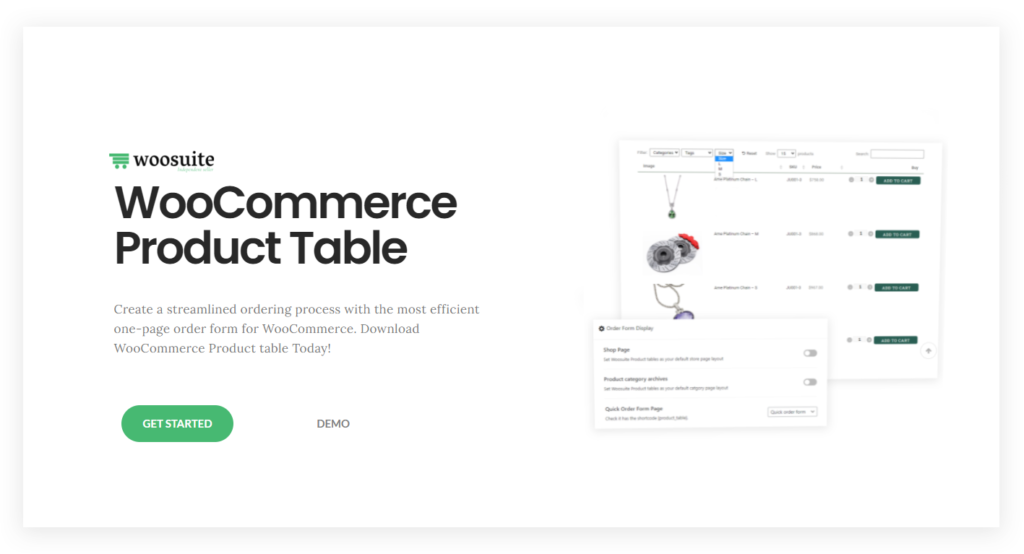 Plugin Tabel Produk WooCommerce