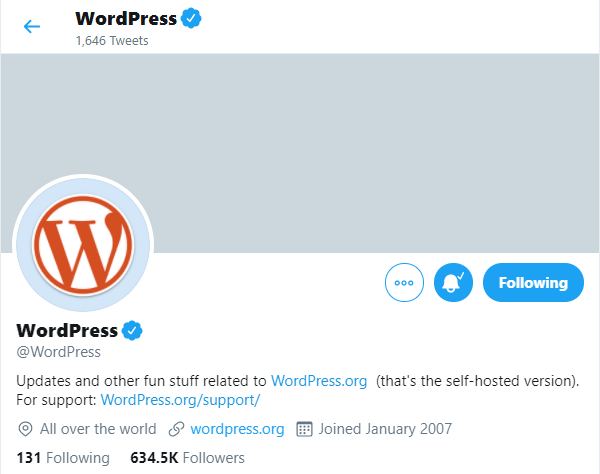 Cuentas de Twitter para WordPress WooCommerce