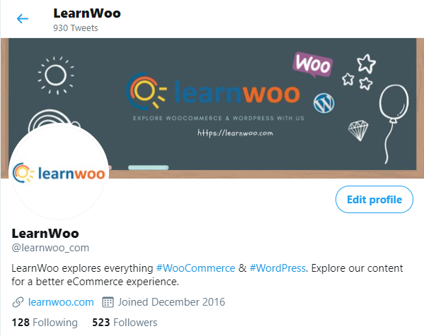 Cuentas de Twitter para WordPress WooCommerce