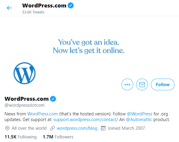 Cuentas de Twitter para WordPress WooCommerce