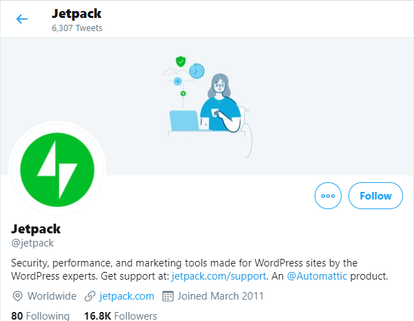 Cuentas de Twitter para WordPress WooCommerce