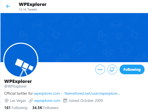 Cuentas de Twitter para WordPress WooCommerce