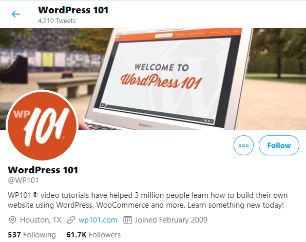 Cuentas de Twitter para WordPress WooCommerce