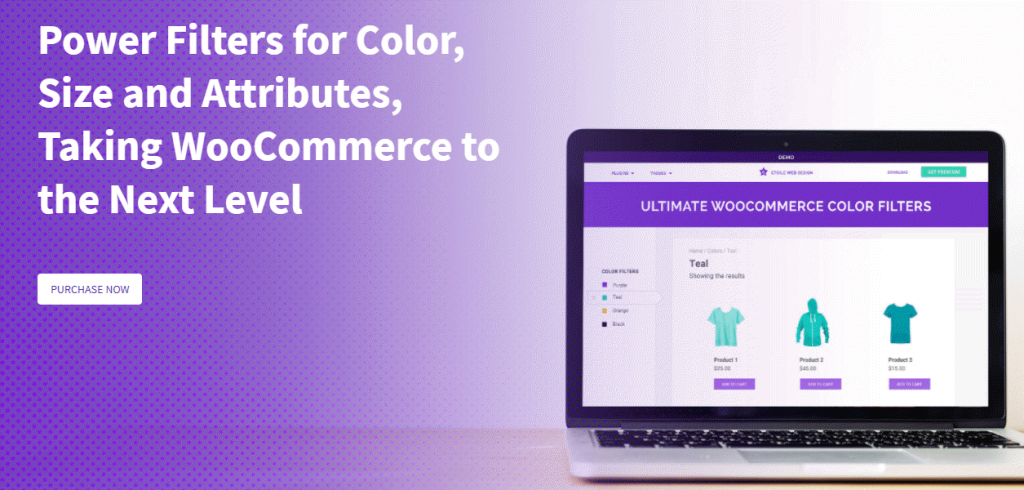 WooCommerce 제품 필터