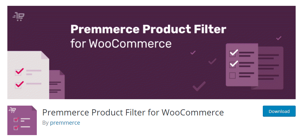 WooCommerce 제품 필터